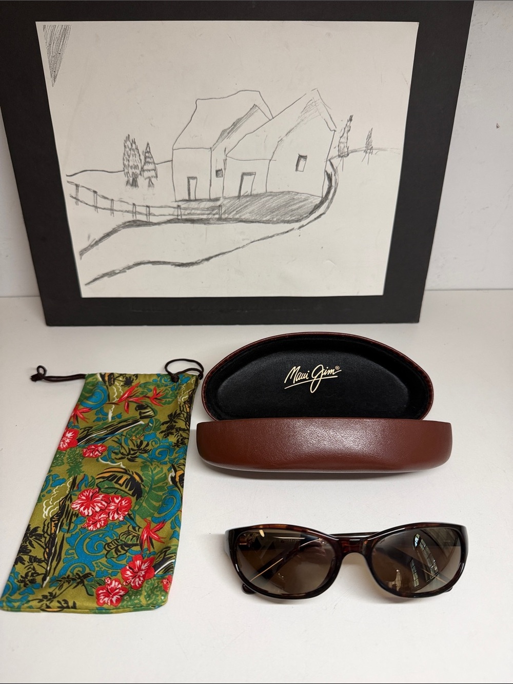 Maui Jim Cyclone MJ136-10: Tortoise shell frame with HCL Bronze Polarized Lenses